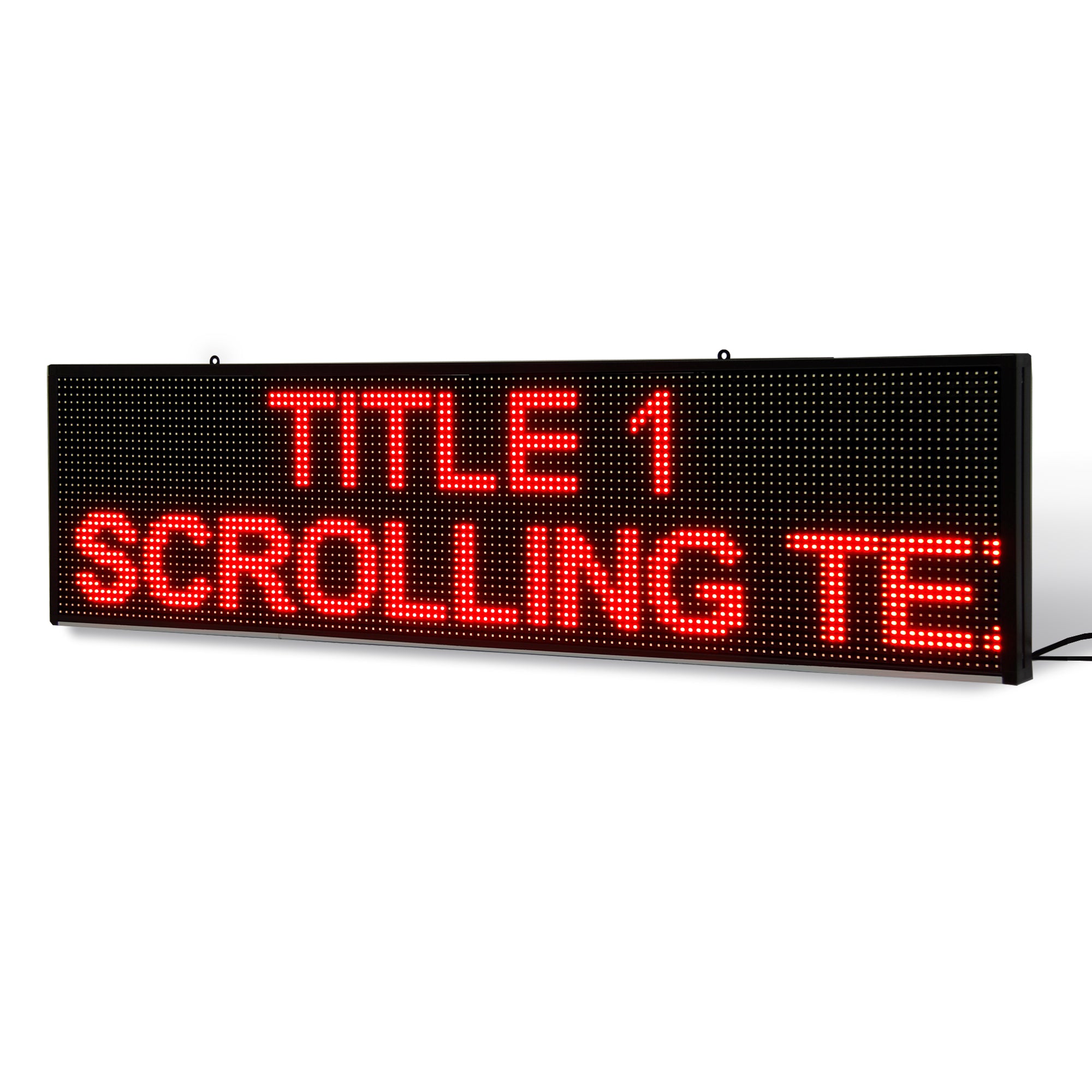 14 x 52 inch Ultra-bright Red Color Programmable LED Sign for Store Windows