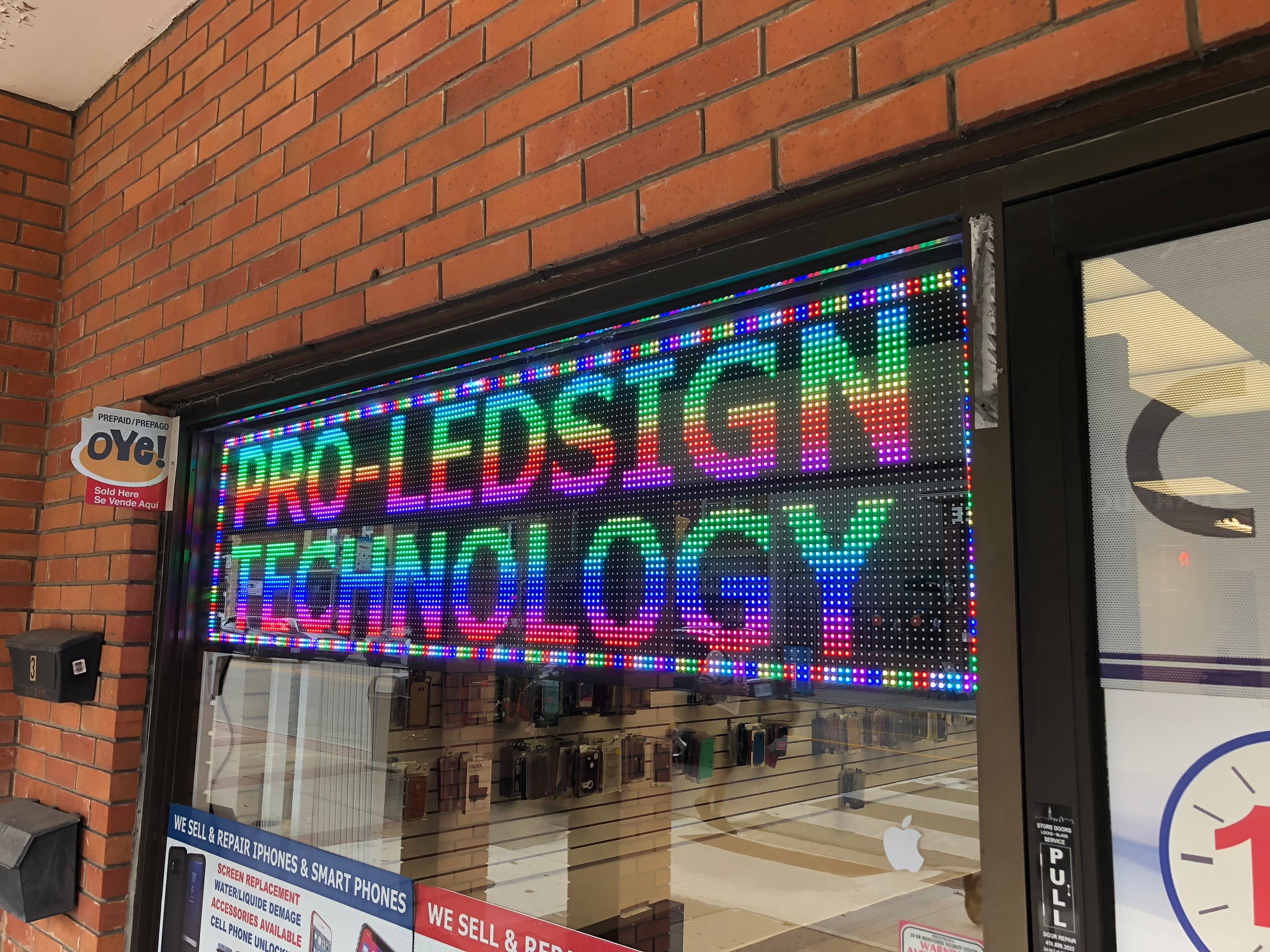 27 x 78 inch Ultra-bright Full Video Color Programmable LED Sign for S –  PRO-LEDSIGN TECHNOLOGY INC.